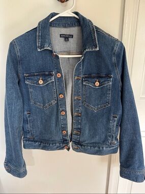 J. Crew Factory Medium Blue Denim Jean Jacket